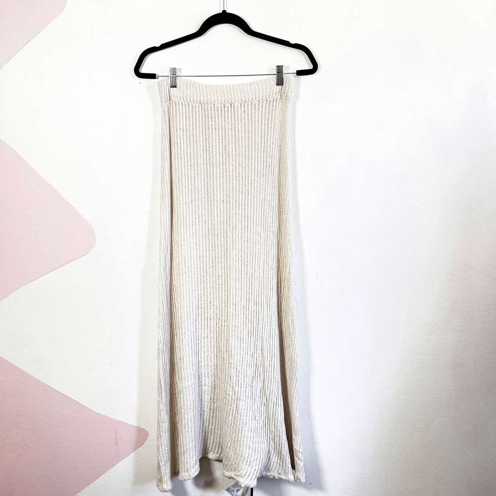 Brandy Melville Ribbed Knit Maxi‎ Skirt Sz Small Festival Beach Vacation